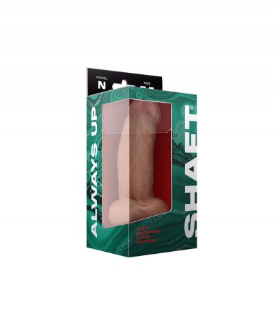 MODEL N 7.5" LIQUIDE SILICONE DONG W/BALLS - PINE - Imagen 2