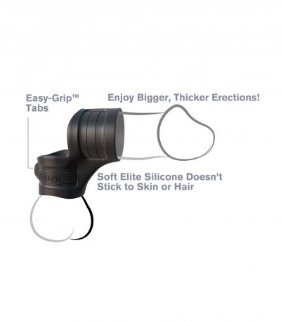 MR. BIG COCK RING AND BALL STRETCHER BLACK - Imagen 3