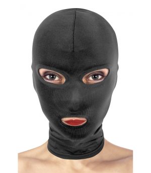 SPANDEX MASK 3 OPENINGS BLACK