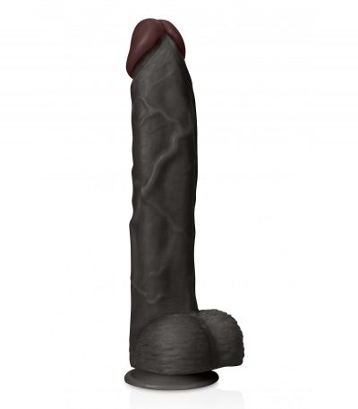 PRODIGY BLACK REALISTIC PENIS 34"5 CM - Imagen 5