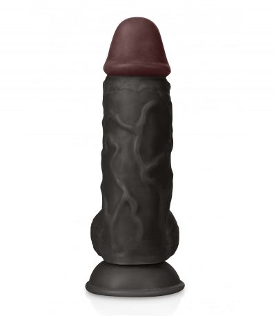 THE STRONG BLACK REALISTIC PENIS 26 CM - Imagen 5