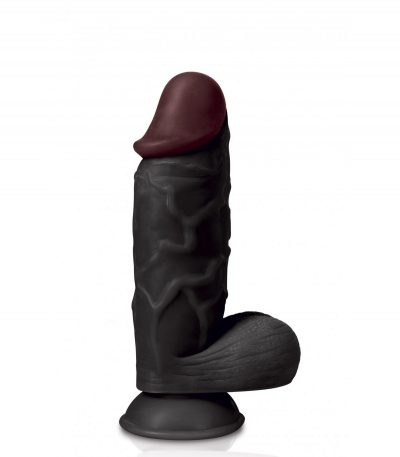 THE STRONG BLACK REALISTIC PENIS 26 CM