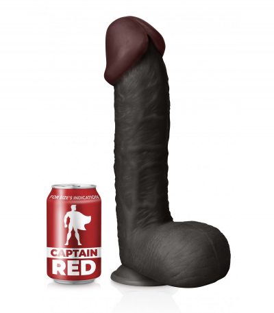 THE SUPER 30 CM BLACK REALISTIC PENIS - Imagen 3