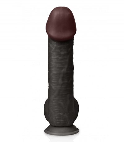 THE SUPER 30 CM BLACK REALISTIC PENIS - Imagen 4