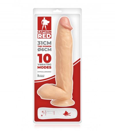 THE POWER VIBRATOR REALISTIC PENIS 31 CM - Imagen 3