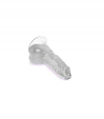 REALISTIC PENIS CRYSTAL JELLIES CLEAR 13.5 CM - Imagen 2