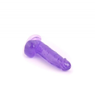 REALISTIC PENIS CRYSTAL JELLIES PURPLE 20 CM - Imagen 2