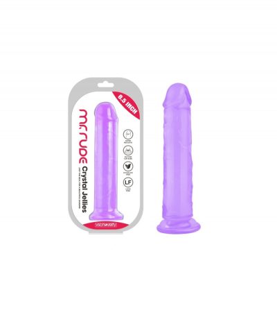REALISTIC PENIS CRYSTAL JELLIES PURPLE 21.6 CM - Imagen 2