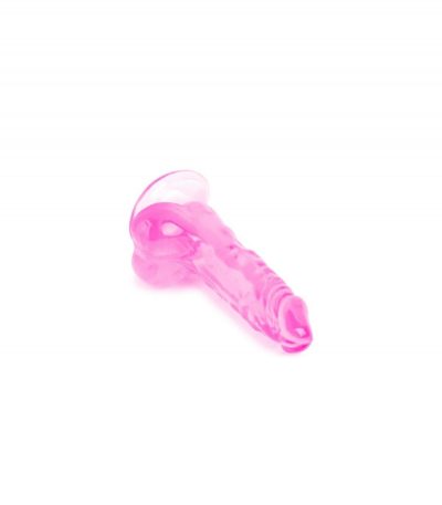 REALISTIC PENIS CRYSTAL JELLIES PINK 13.5 CM - Imagen 2