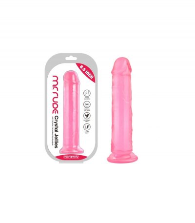 REALISTIC PENIS CRYSTAL JELLIES PINK 21.6 CM - Imagen 2