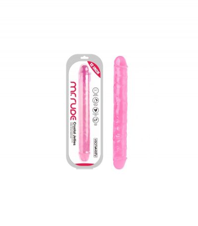 REALISTIC PENIS CRYSTAL JELLIES PINK 30.5 CM - Imagen 2