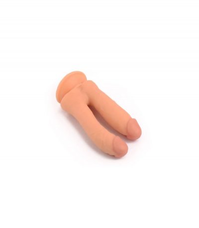 REALISTIC PENIS DOUBLE PENETRATION FLESH 18.5 CM - Imagen 3