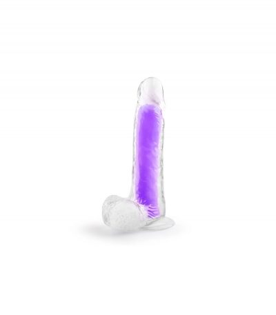 REALISTIC PHOSPHORESCENT PURPLE PENIS 20 CM - Imagen 2