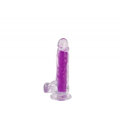 REALISTIC PHOSPHORESCENT PURPLE PENIS 20 CM - Imagen 3