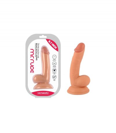 REALISTIC PENIS MR RUDE FLESH 17 CM - Imagen 2