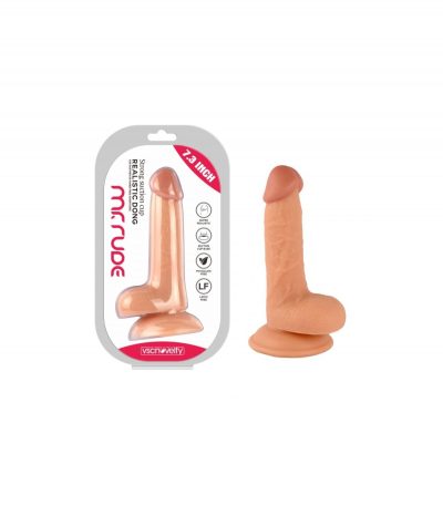 REALISTIC PENIS MR RUDE FLESH 18.5 CM - Imagen 2