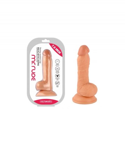 REALISTIC PENIS MR RUDE FLESH 18.5 CM - Imagen 2