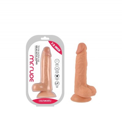 REALISTIC PENIS MR RUDE FLESH 19 CM - Imagen 2