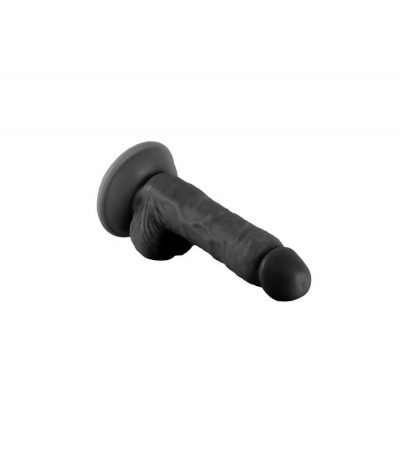 REALISTIC PENIS MR RUDE BLACK 18.5 CM - Imagen 3