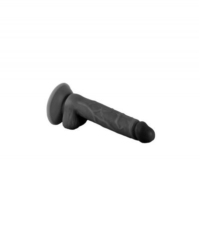 REALISTIC PENIS MR RUDE BLACK 18 CM - Imagen 3
