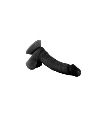 REALISTIC PENIS MR RUDE BLACK 20 CM - Imagen 3