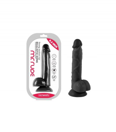 PENE REALÃSTICO MR RUDE NEGRO 21 CM - Imagen 4