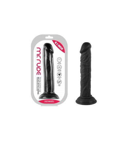 REALISTIC PENIS MR RUDE BLACK 23'1 CM - Imagen 2