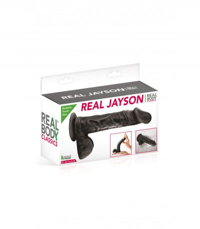 JAYSON BLACK REALISTIC PENIS 21 CM - Imagen 2