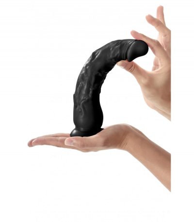 JUSTIN BLACK REALISTIC PENIS 21.5 CM - Imagen 3