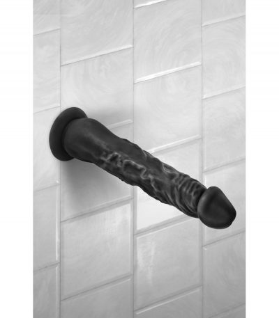 JUSTIN BLACK REALISTIC PENIS 21.5 CM - Imagen 4