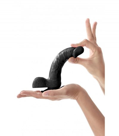 TONY BLACK REALISTIC PENIS 18 CM - Imagen 3