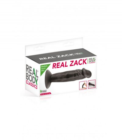 BLACK REALISTIC PENIS ZACK 16 CM - Imagen 2