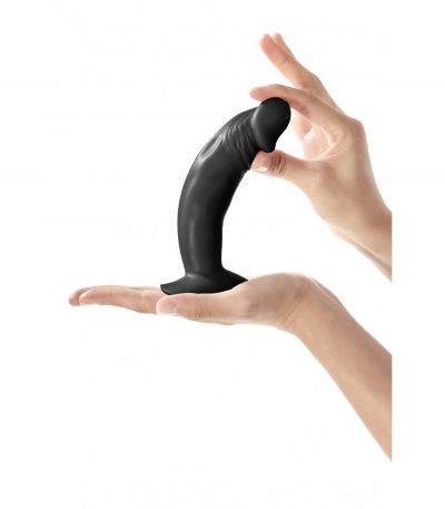 BLACK REALISTIC PENIS ZACK 16 CM - Imagen 3