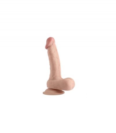 REALISTIC PENIS SLIDING DOUBLE DENSITY FLESH 19 CM - Imagen 2