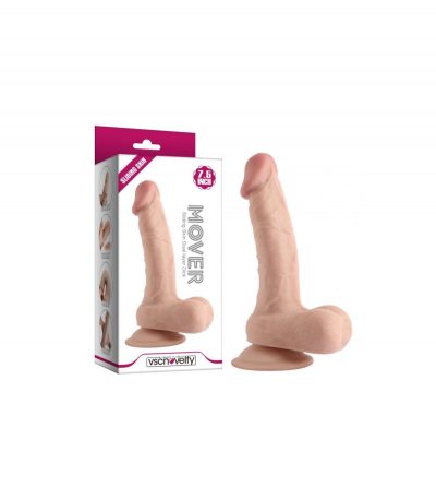 REALISTIC PENIS SLIDING DOUBLE DENSITY FLESH 19 CM - Imagen 3