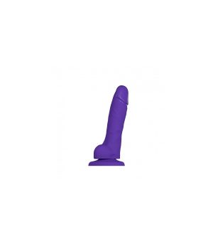 PURPLE SOFT SILICONE REALISTIC PENIS S
