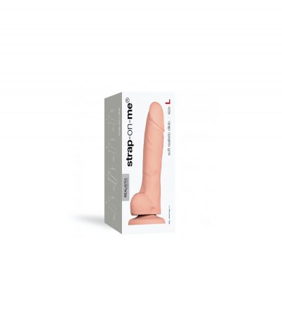 SOFT SILICONE REALISTIC PENIS VANILLA L - Imagen 2