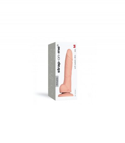 SOFT SILICONE REALISTIC PENIS VANILLA M - Imagen 2