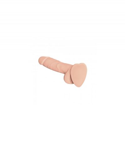 SOFT SILICONE REALISTIC PENIS VANILLA M - Imagen 4