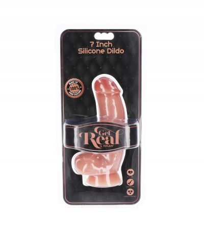SILICONE PENIS 18 CM WITH FLESH TESTICLES - Imagen 4