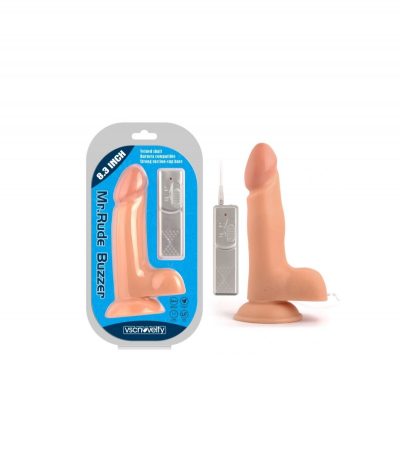 MR RUDE BUZZER FLESH VIBRATING PENIS 21 CM - Imagen 2