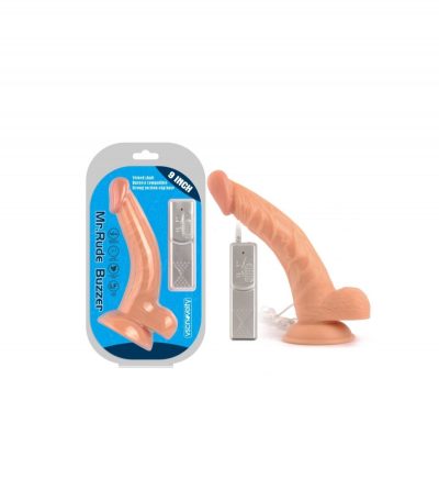 MR RUDE BUZZER FLESH VIBRATING PENIS 22'86 CM - Imagen 2