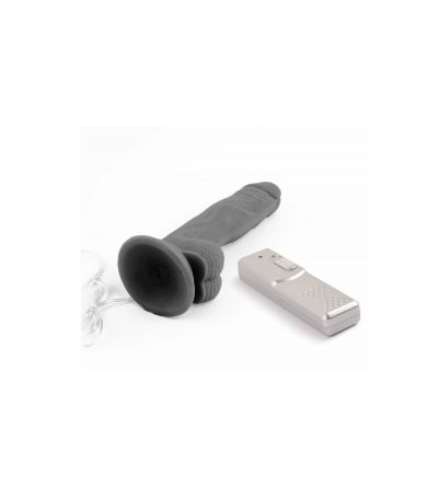 MR RUDE BUZZER BLACK VIBRATOR PENIS 20 CM - Imagen 3