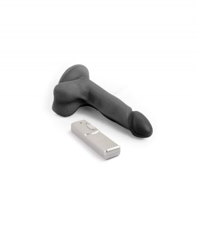 MR RUDE BUZZER BLACK VIBRATOR PENIS 21 CM - Imagen 3