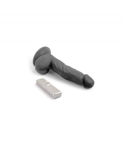 MR RUDE BUZZER BLACK VIBRATOR PENIS 22 CM - Imagen 3