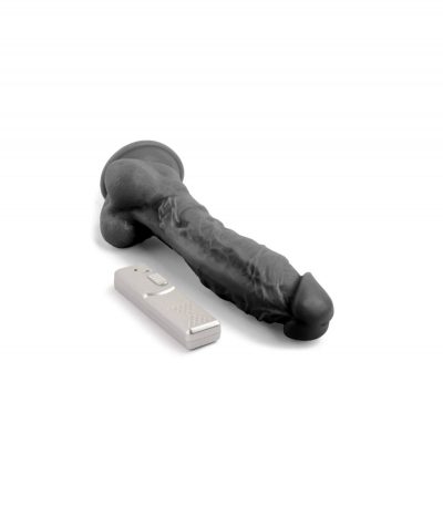 MR RUDE BUZZER BLACK VIBRATOR PENIS 25'4 CM - Imagen 3