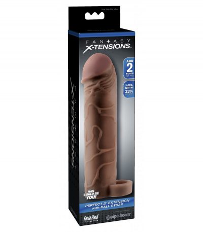 PERFECT 2" EXTENSION WITH BALL STRAP BROWN - Imagen 2