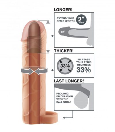 PERFECT 2" EXTENSION WITH BALL STRAP LIGHT - Imagen 3