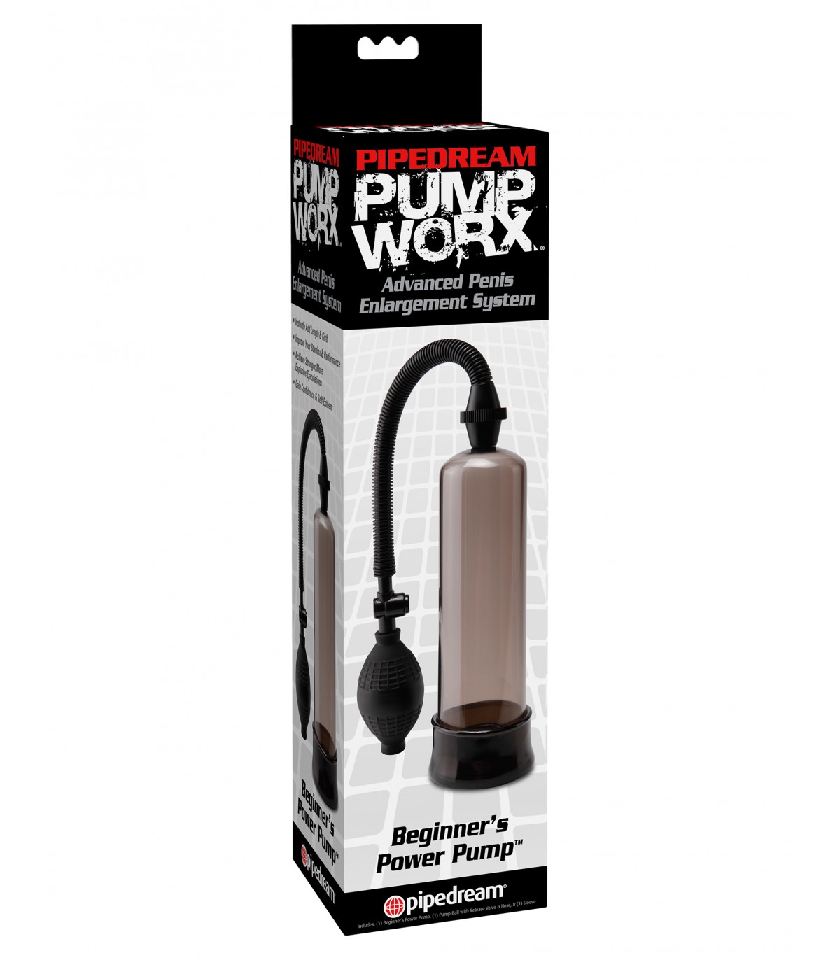 PIPEDREAM - PUMP WORX BEGINNER'S POWER PIPEDREAM - PUMP SMOKE/BLACK - Imagen 2