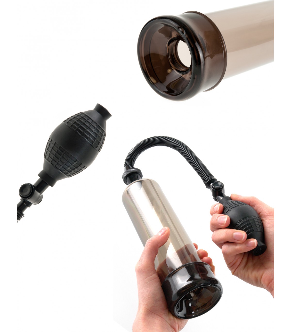 PIPEDREAM - PUMP WORX BEGINNER'S POWER PIPEDREAM - PUMP SMOKE/BLACK - Imagen 3